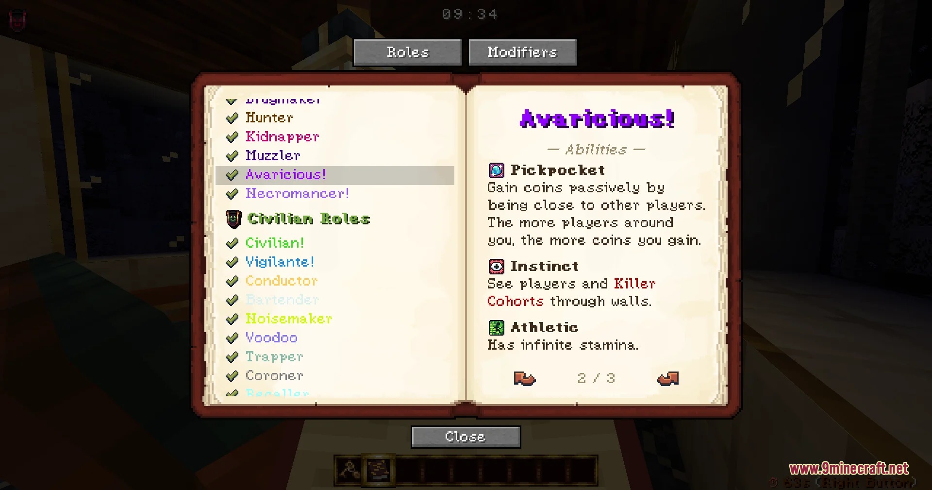 The Avian Transit Matrix guidebook displays detailed role abilities and match modifiers