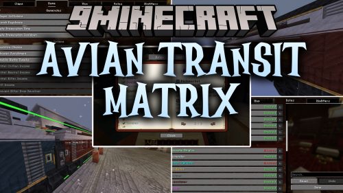 Avian Transit Matrix Mod (1.21.1) - Fresh Modifiers for Train Murder Mysteries