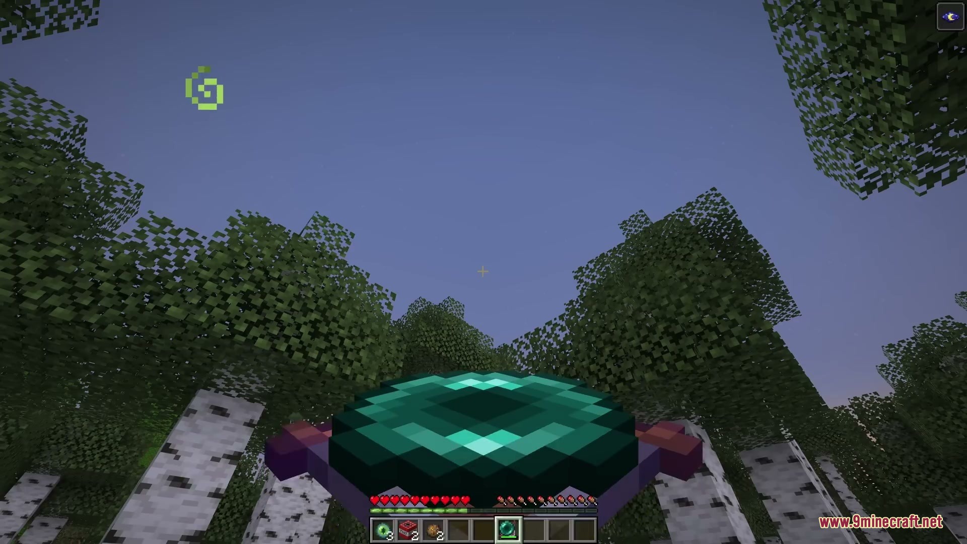 Ballistic Versatility Mod Screenshot 5 First person camera view of an Eye of Ender projectile in flight