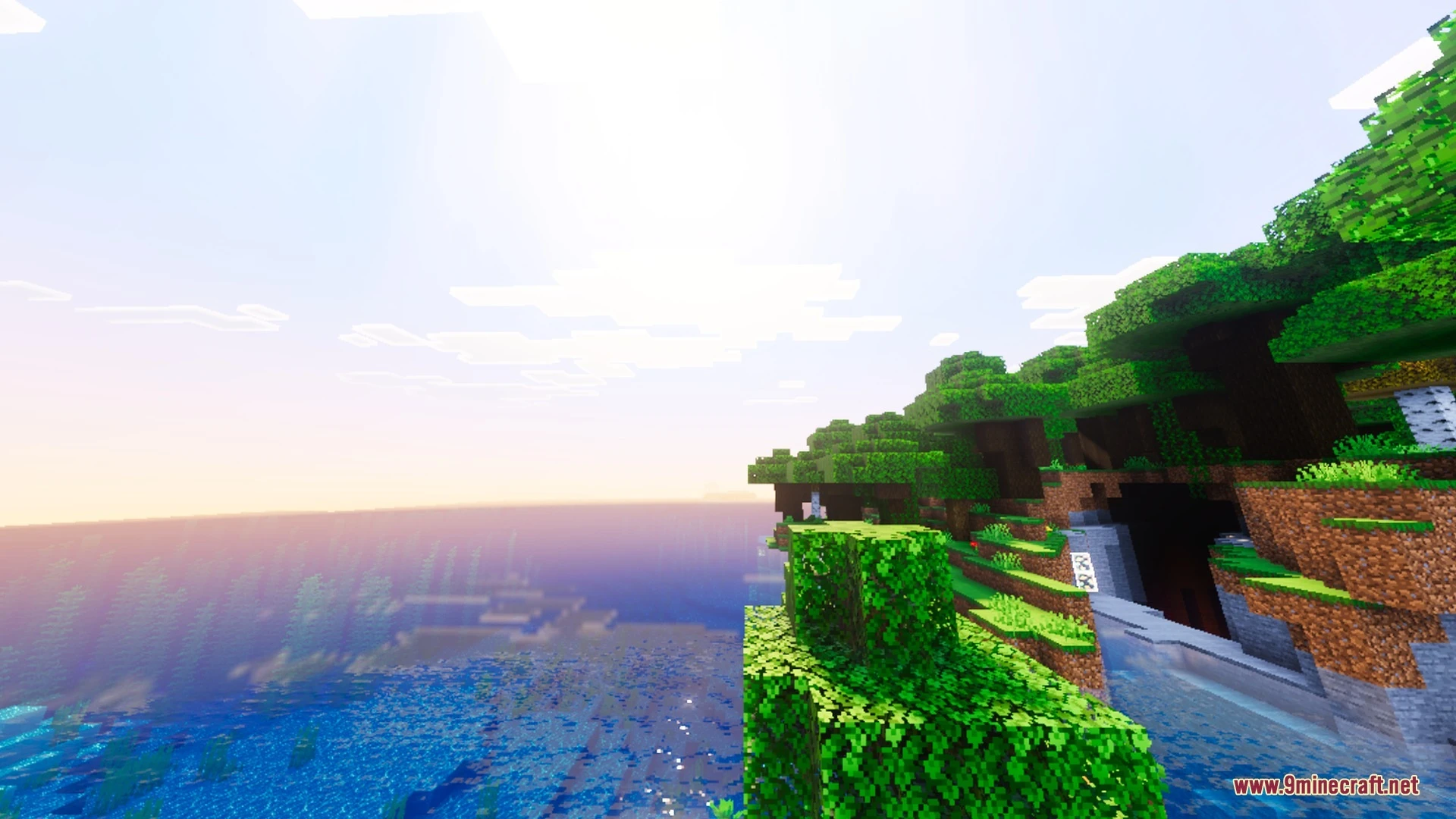 Basic Visuals Shader (26.x, 1.21) – Vibrant Skies and Night Auroras — screenshot 1