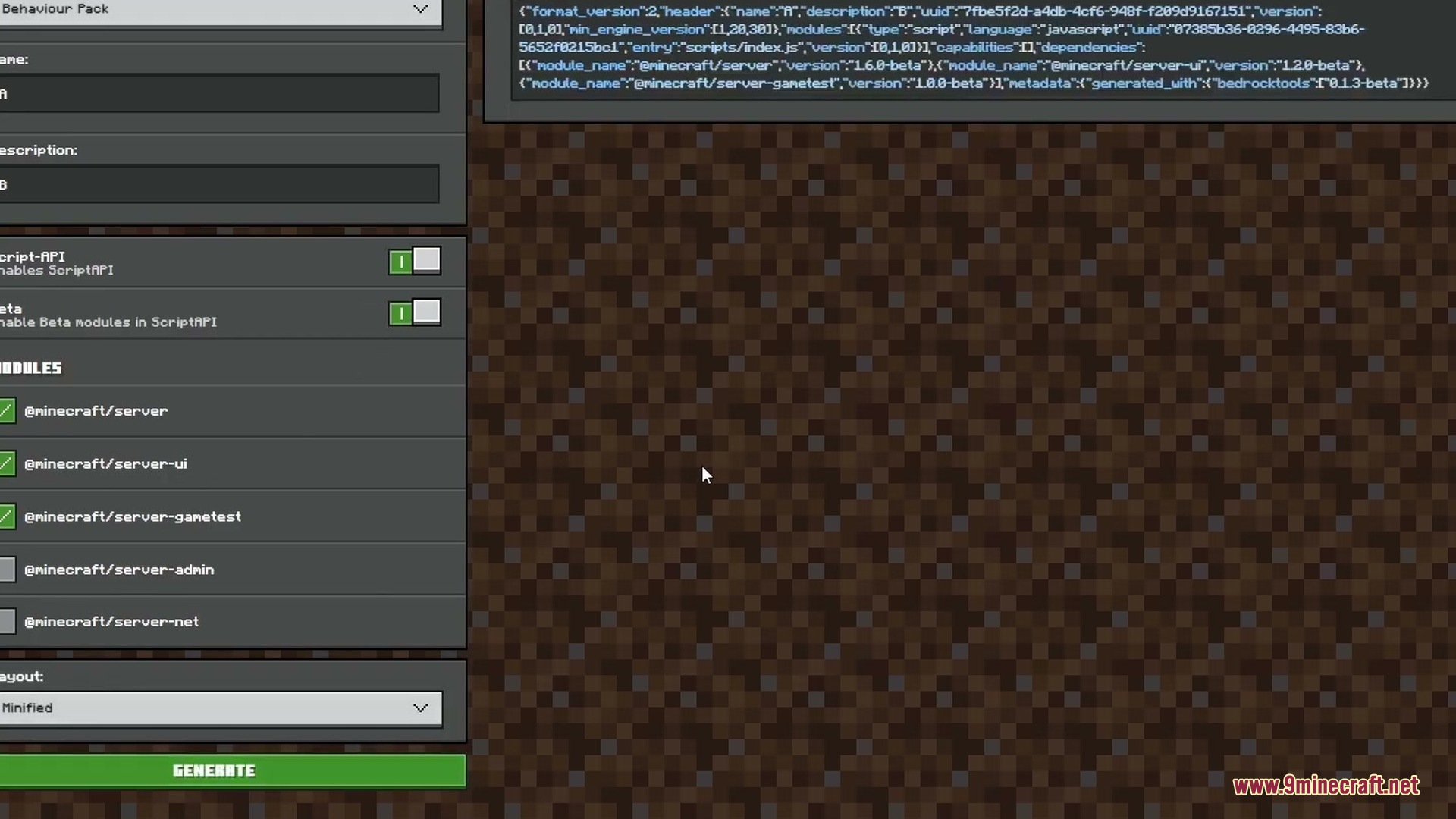 Bedrock Bridging Addon Screenshot 5