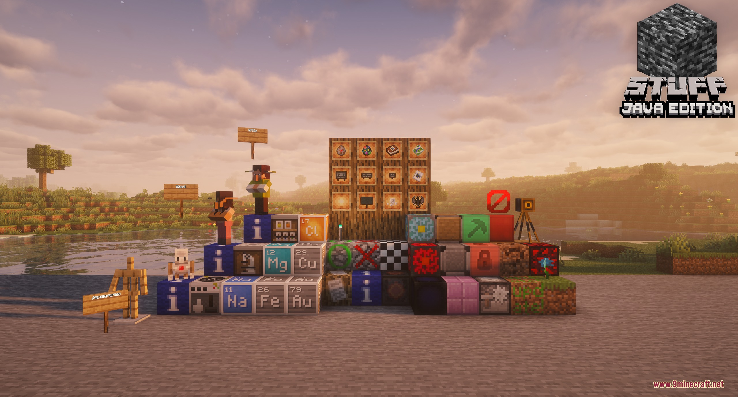 Bedrock Stuff for Java Forge Fabric Neo Forge Mod Screenshot 1