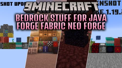 Bedrock Stuff for Java Forge Fabric Neo Forge Mod (26.2, 1.20.1)