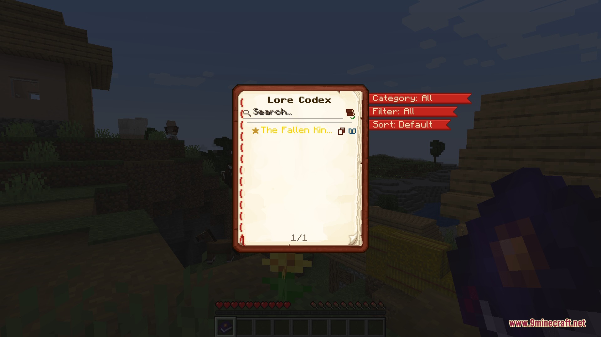 Bestiary Bound Lore Codex menu displaying a list of collected story books