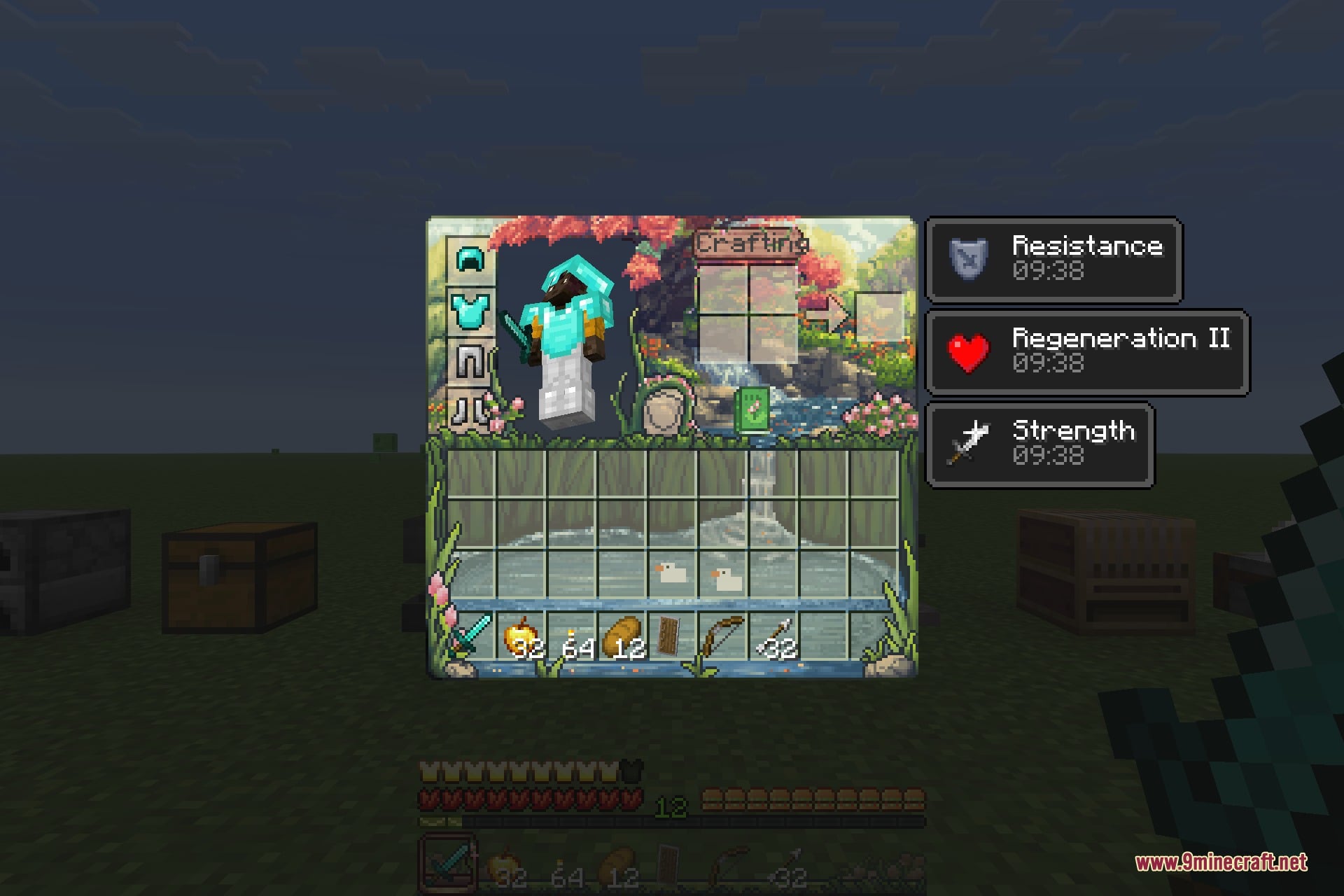 The survival inventory rebuilt as an illustrated garden scene