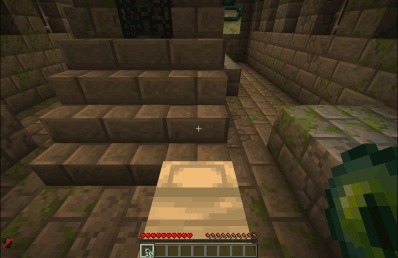 Boundless Realm Lockdown Data Pack Screenshot 4 Player holding an Eye of Ender while standing before an End Portal