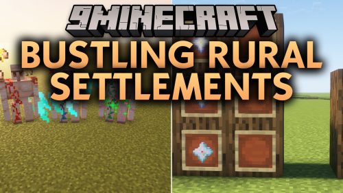 Bustling Rural Settlements Mod (1.20.1) - Defend Your Village with Magic