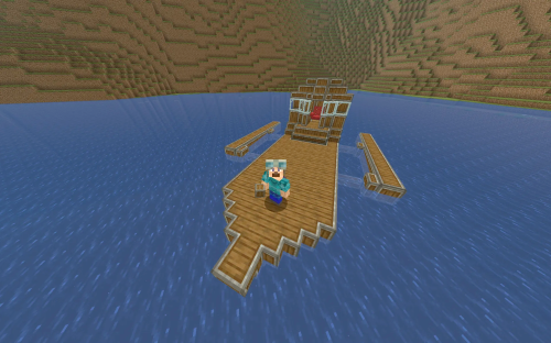 Cargo Boat Schematic (1.21.x) - Transport Items and Mobs Across Water