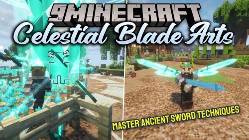 Celestial Blade Arts Mod (1.21.1, 1.20.1) - Ride Flying Swords and Command