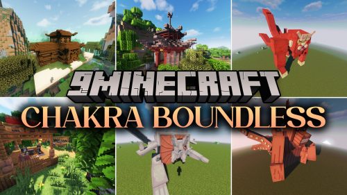 Chakra Boundless Mod (1.20.1) - Master Iconic Jutsu and Battle Akatsuki Bosses