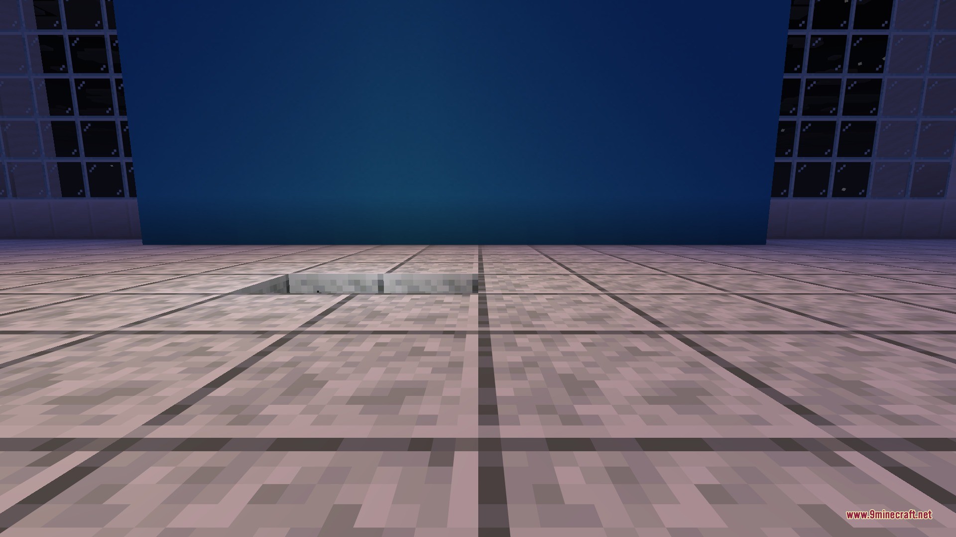 Chronos Counter Data Pack Screenshot 2 Two floor tiles are slightly raised in a room with blue walls