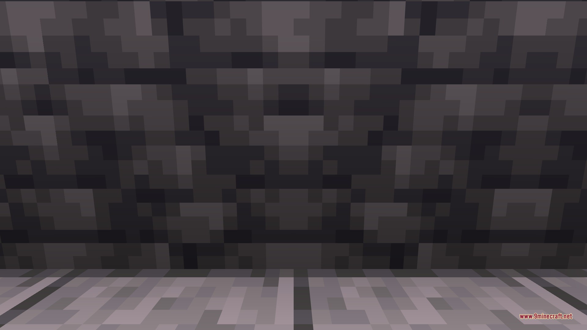 Chronos Counter Data Pack Screenshot 3 A close up view of a dark gray stone wall in Minecraft