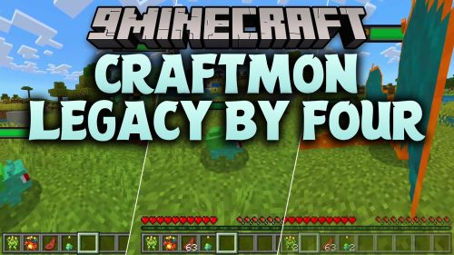 Craftmon Legacy by Four Addon (1.21) - Catch, Train, and Battle Classic Pokémon