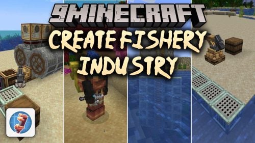 Create Fishery Industry Mod (1.21.1, 1.20.1) - Automate Fish Catching