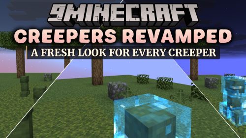 Creepers Revamped 9minecraft Resource Pack (26.2) - Fresh Looks for Iconic Night Mobs