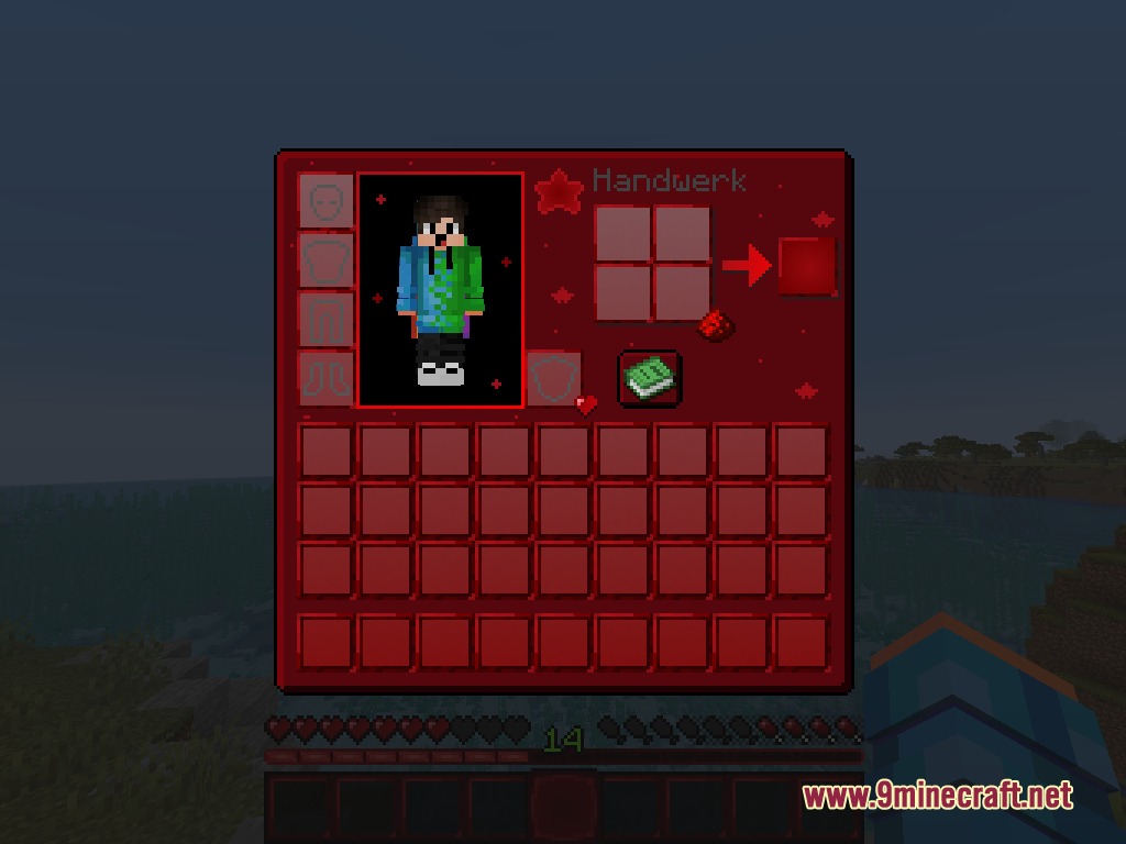 Dark Red GUI Resource Pack Screenshot 1 Dark Red GUI Resource Pack Screenshot 1