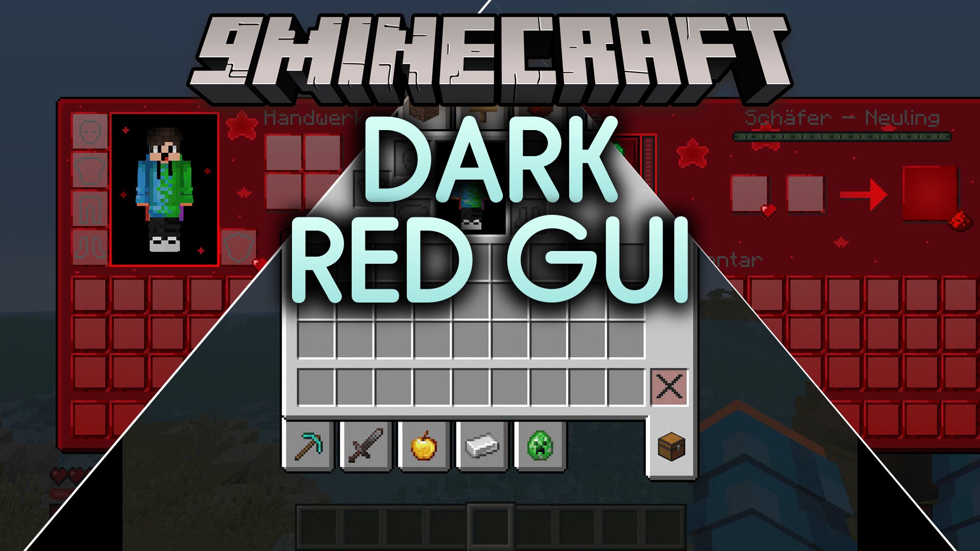 Dark Red GUI Resource Pack