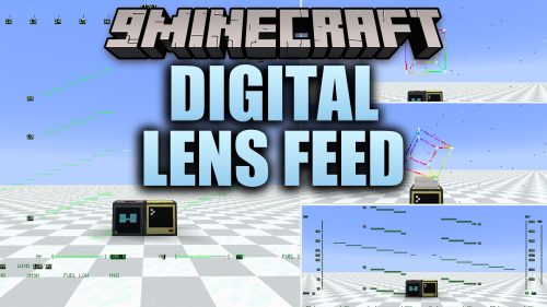 Digital Lens Feed Mod (1.21.1) - Project Live Computer Data on Wearable HUD