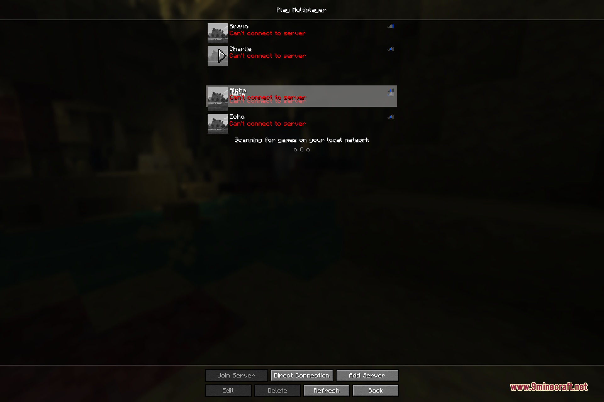 Draggable Lists 9minecraft Mod Screenshot 2 Multiplayer server list showing the drag and drop reordering feature in action