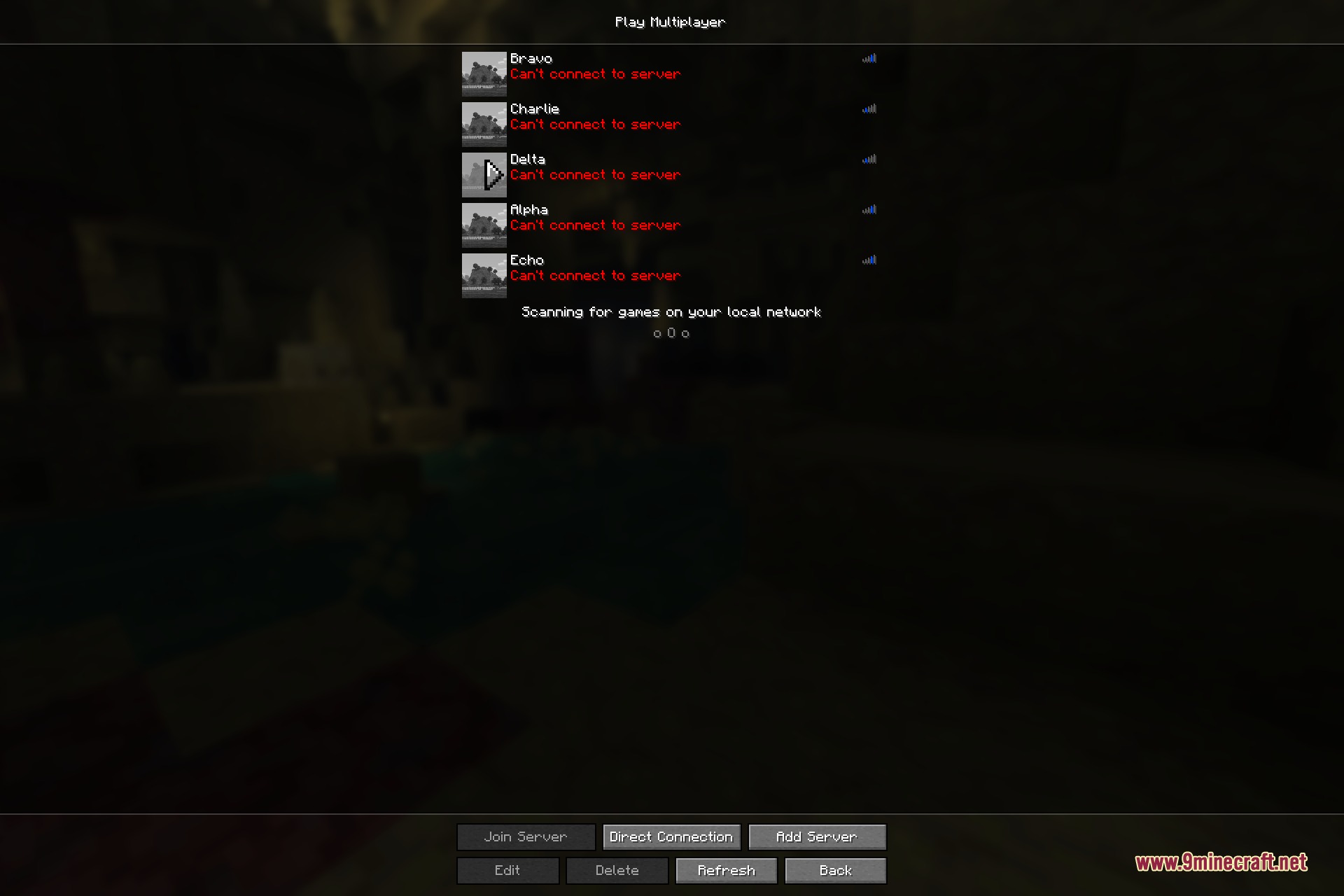 Draggable Lists 9minecraft Mod Screenshot 3 Reordering the multiplayer server list with the Draggable Lists mod feature
