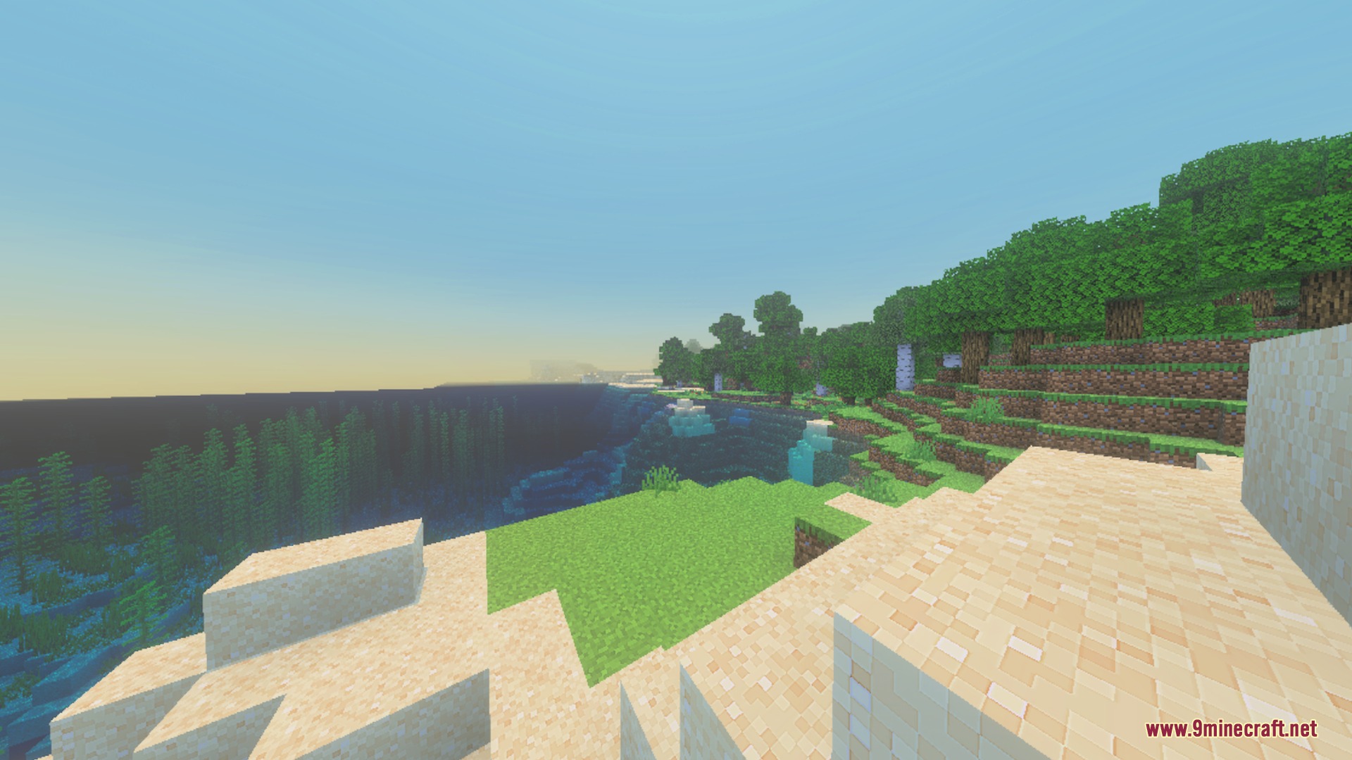 EMERALD VIBRANT Shader Screenshot 5 Emerald Vibrant shader provides warm and dynamic visual tones to the world