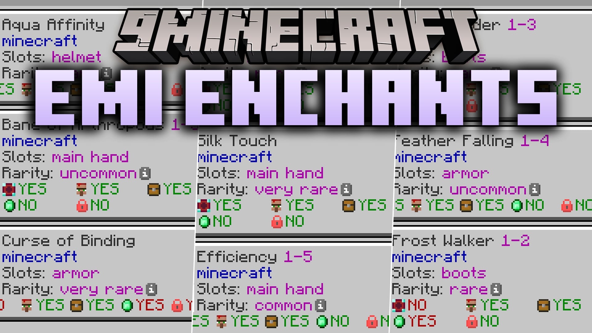 EMI Enchants 9minecraft Mod