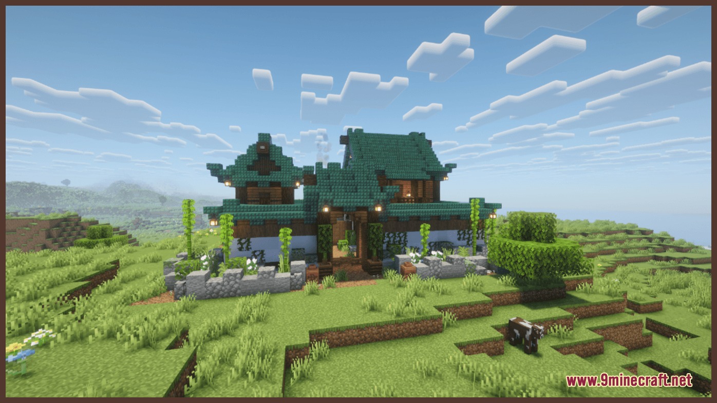Eastern Hearth Colony Mod Screenshot 7 Eastern Hearth Colony Mod generates a large Japanese style residence in plains