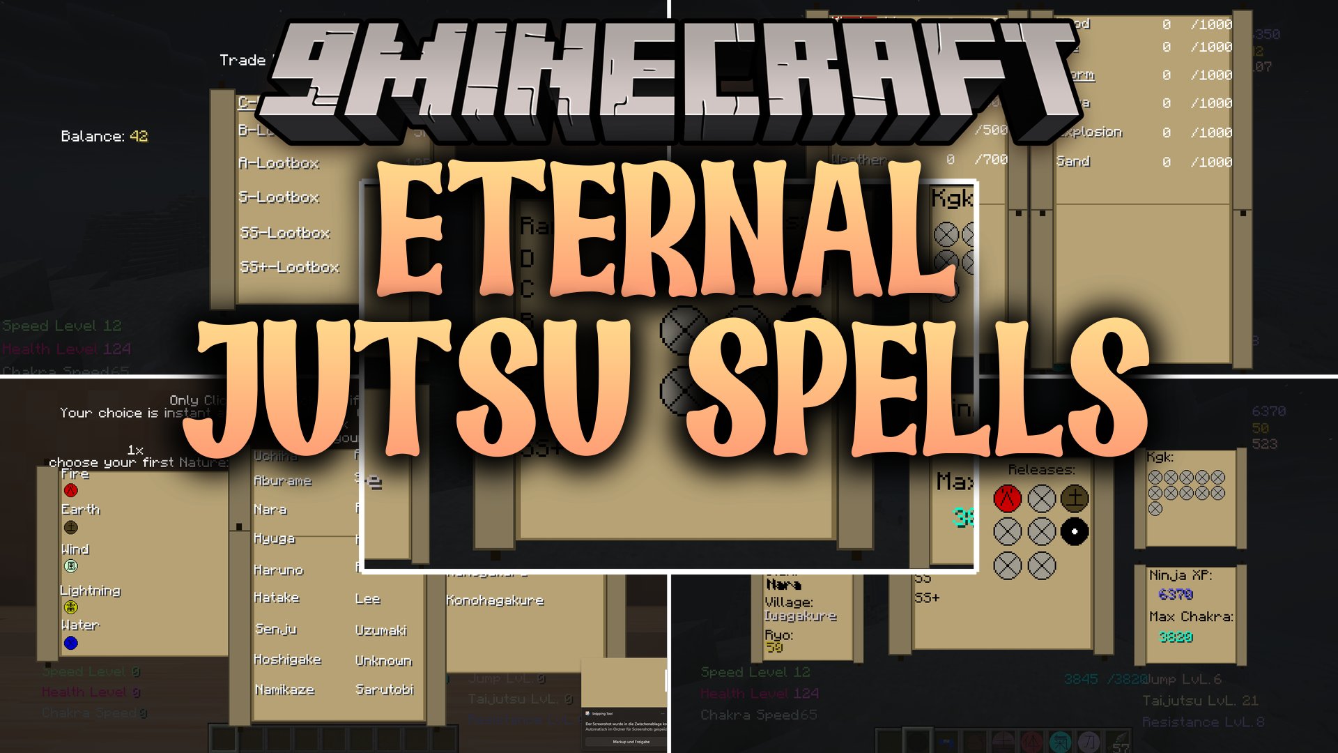 Eternal Jutsu Spells Mod