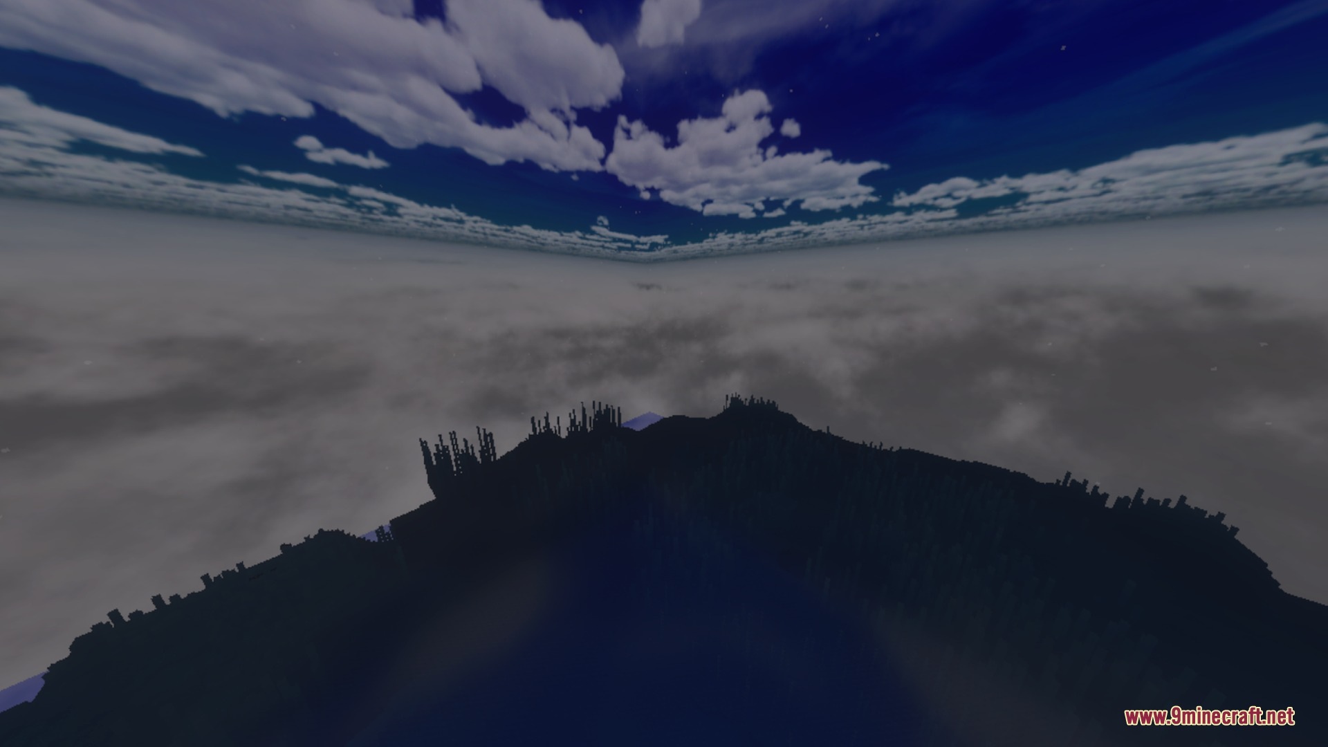 Etherveil adds dramatic clouds and atmospheric fog to a dark mountain range