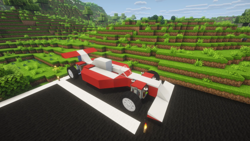 F1 Schematic (1.21.x) - Fast Formula One Racing Car for Create Mod