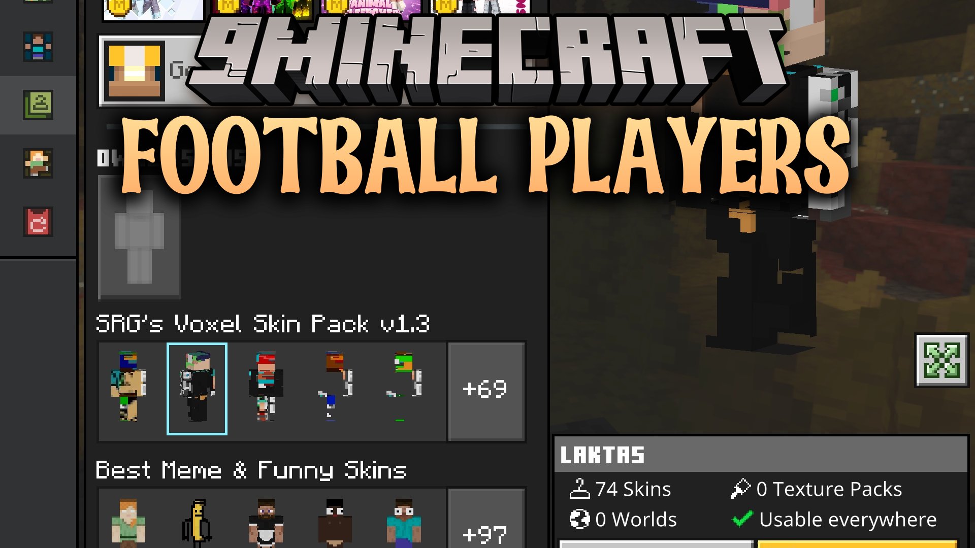 Football Players Skin Pack