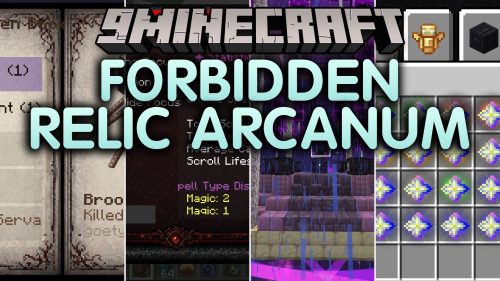 Forbidden Relic Arcanum Mod (1.20.1) - Command Magic Servants with Dark Relics
