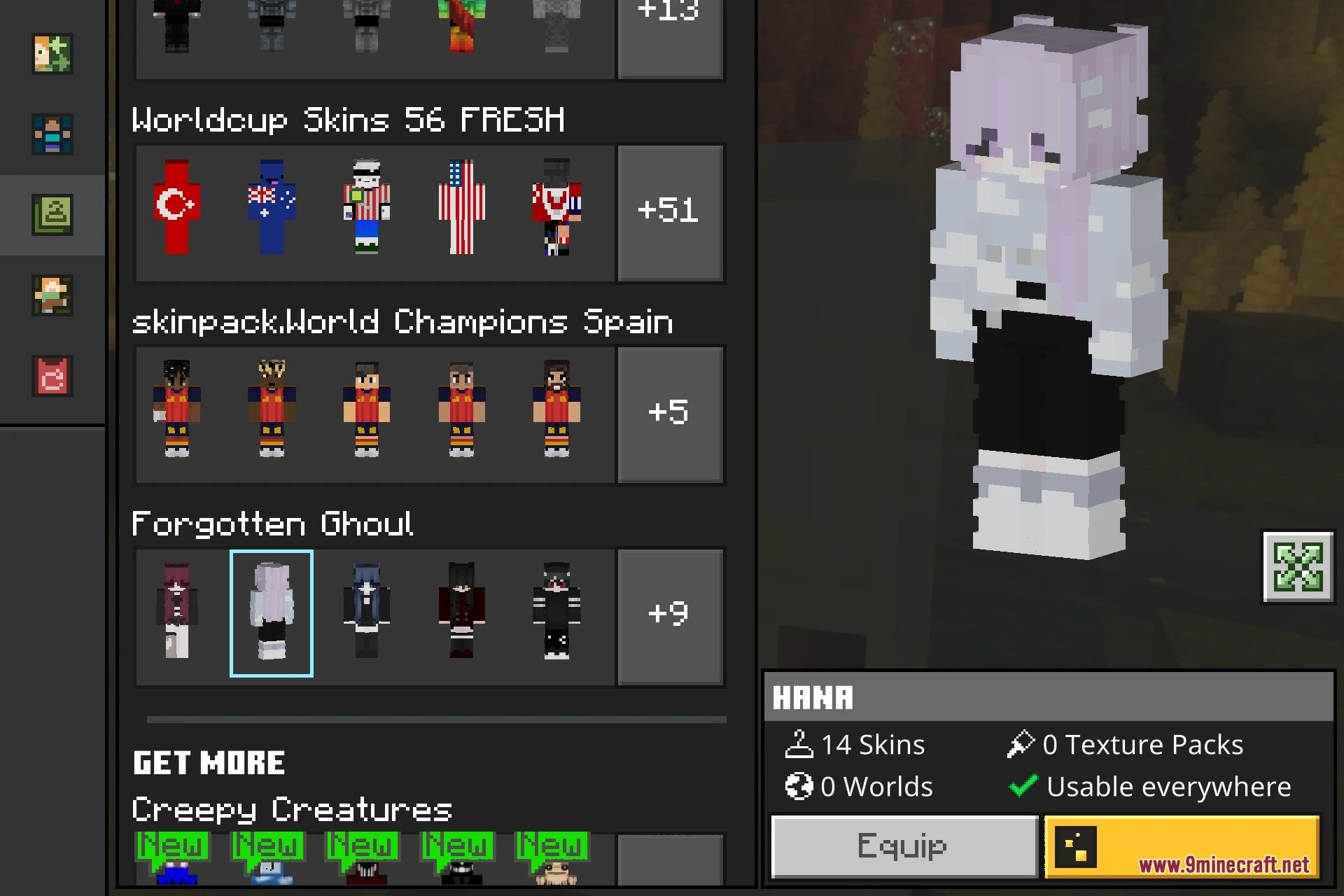 Forgotten Ghoul Skin Pack (26.x) – Haunting Urban Spirit Outfits for Bedrock — screenshot 4
