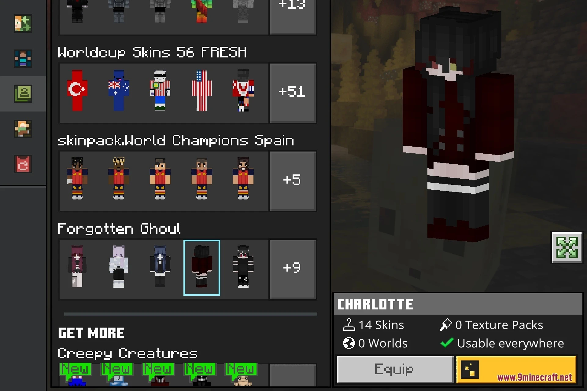 Forgotten Ghoul Skin Pack (26.x) – Haunting Urban Spirit Outfits for Bedrock — screenshot 6