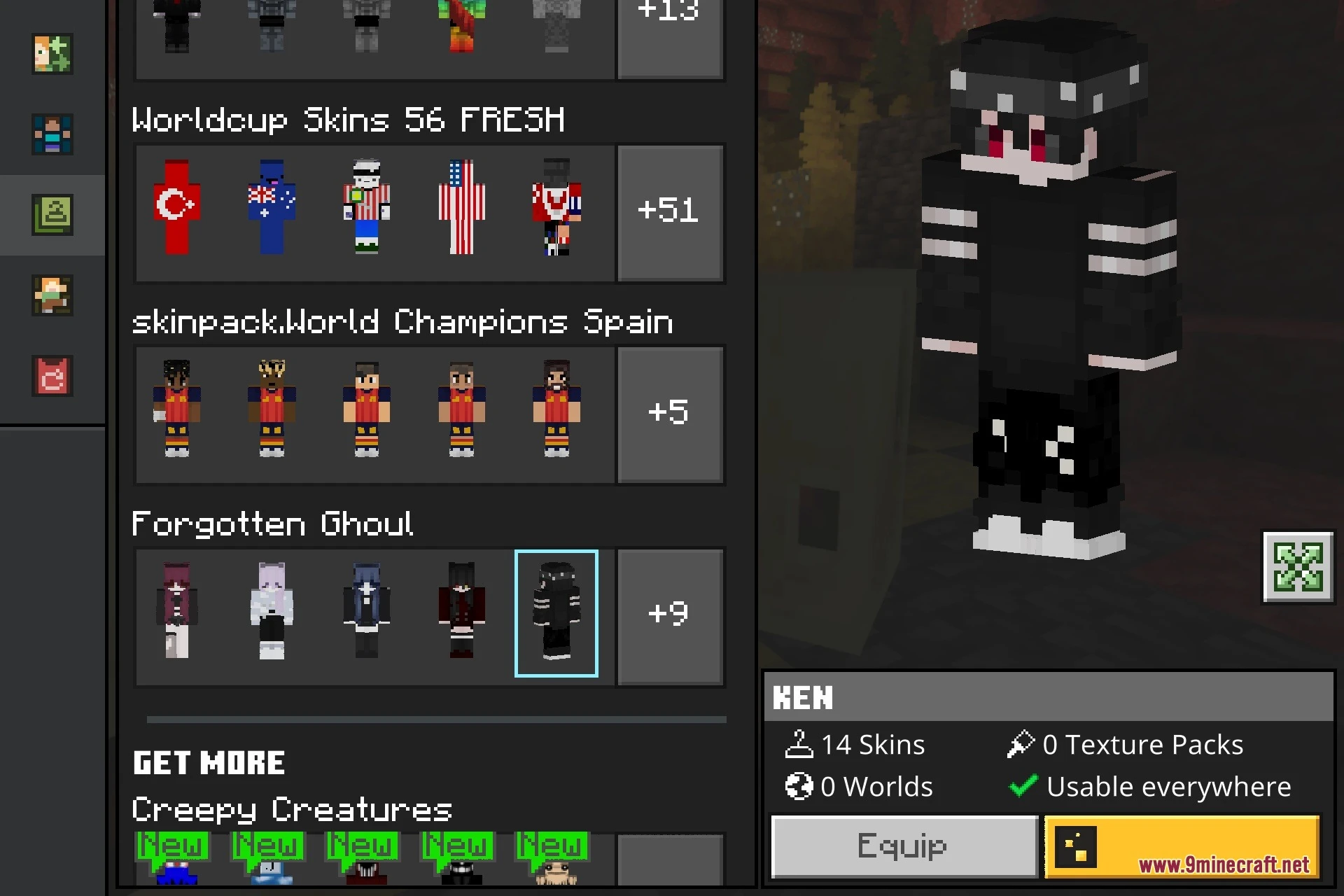 Forgotten Ghoul Skin Pack (26.x) – Haunting Urban Spirit Outfits for Bedrock — screenshot 7
