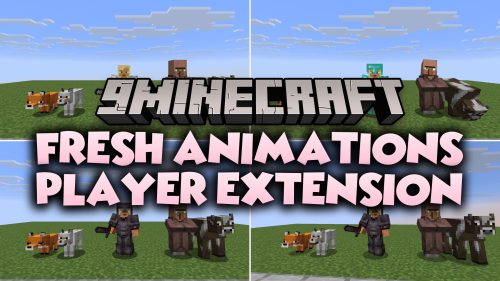 Fresh Animations Player Extension 9minecraft Resource Pack (26.2) - Expressive Animated Player Models