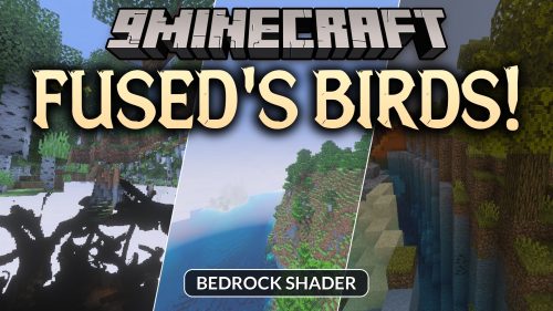 Fused's Birds Shader (26.x, 1.21) - Animated Flying Bird Particles for Skies
