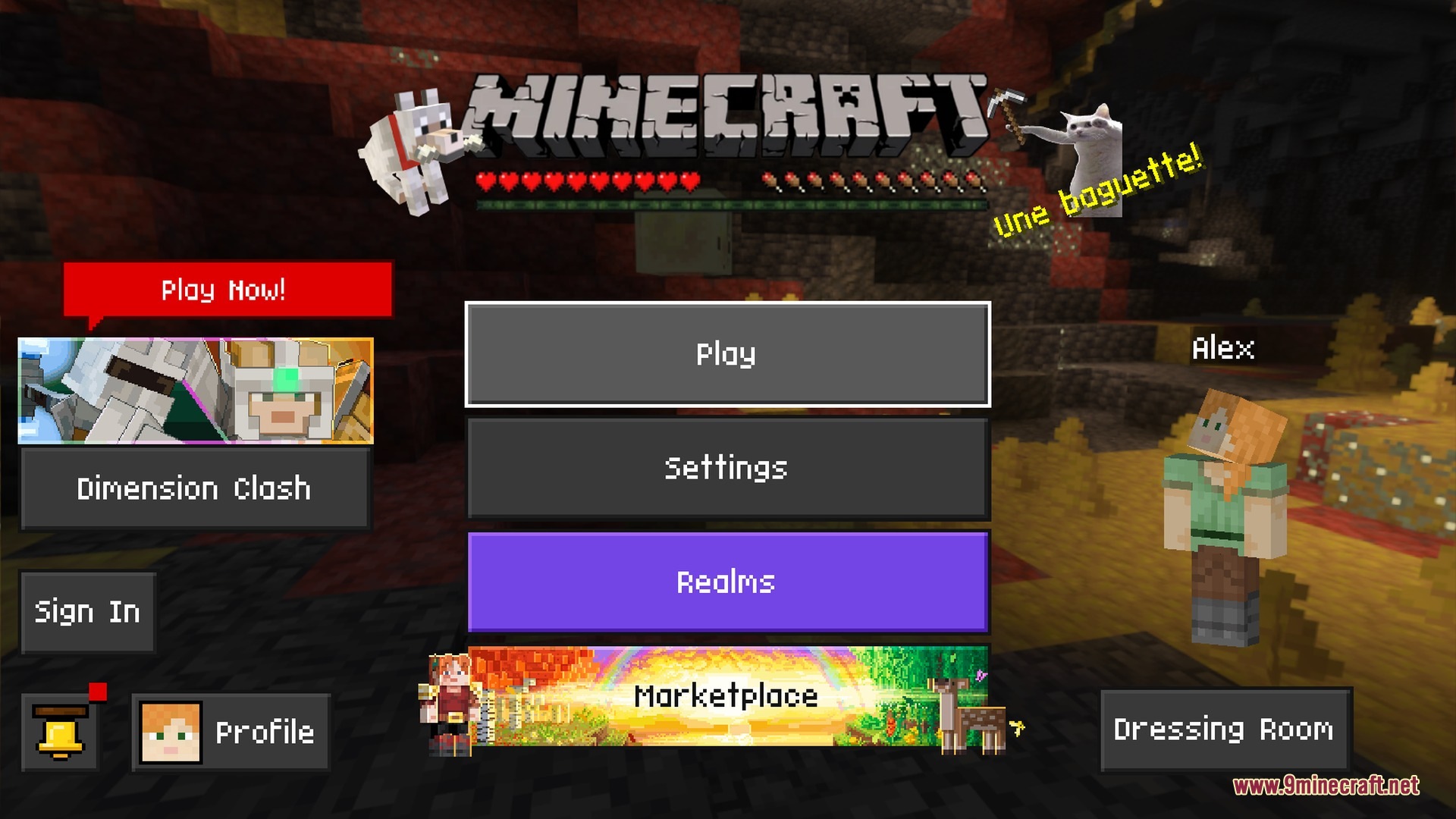 GOOD VIBES main menu showing the pack's own logo