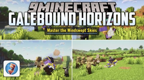 Galebound Horizons Mod (1.21.1, 1.20.1) - Brave Frosty Wilds and Build Cozy