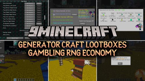 Generator Craft Lootboxes Gambling RNG Economy Mod (1.21.1, 1.20.1)