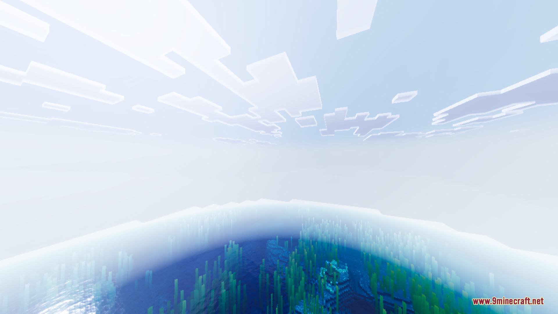 Glacier Visuals Shader Screenshot 5 Glacier Visuals shader creates crystal clear water revealing the detailed ocean floor