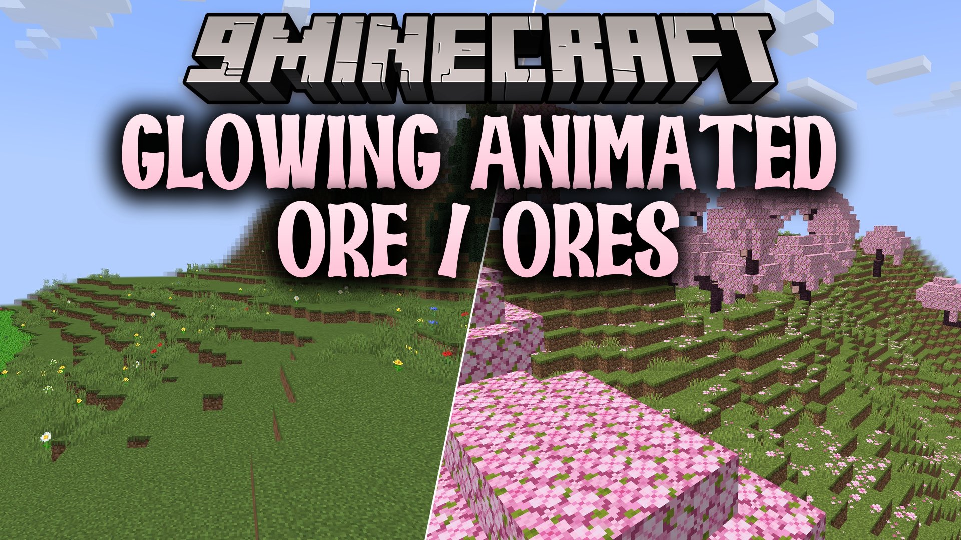 Glowing Animated Ore / Ores Resource Pack