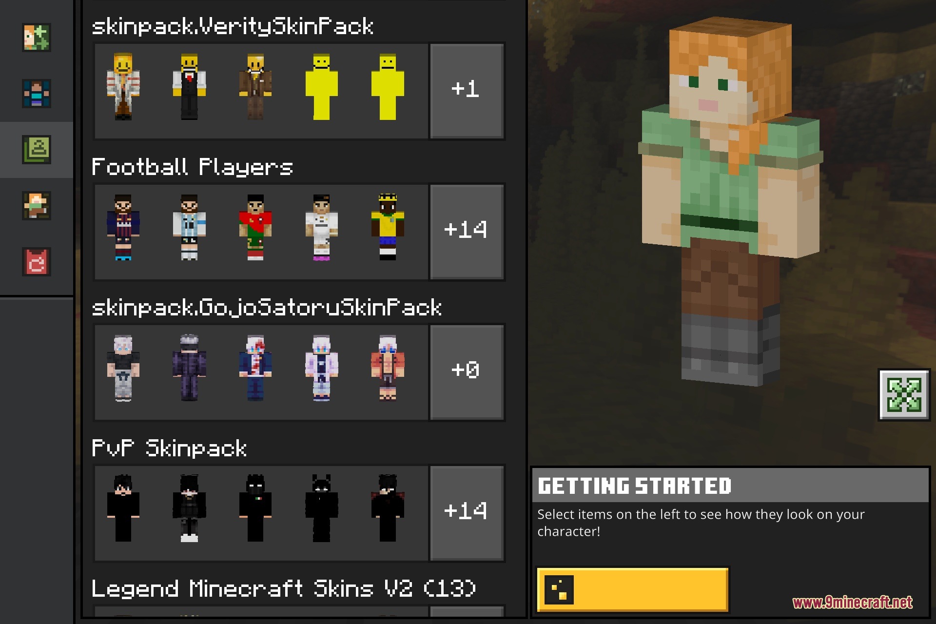 Gojo Skin Pack Screenshot 1 Gojo Skin Pack Screenshot 1