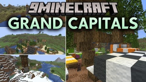 Grand Capitals 9minecraft Mod (26.2) - Turn Simple Villages Into Sprawling Capitals