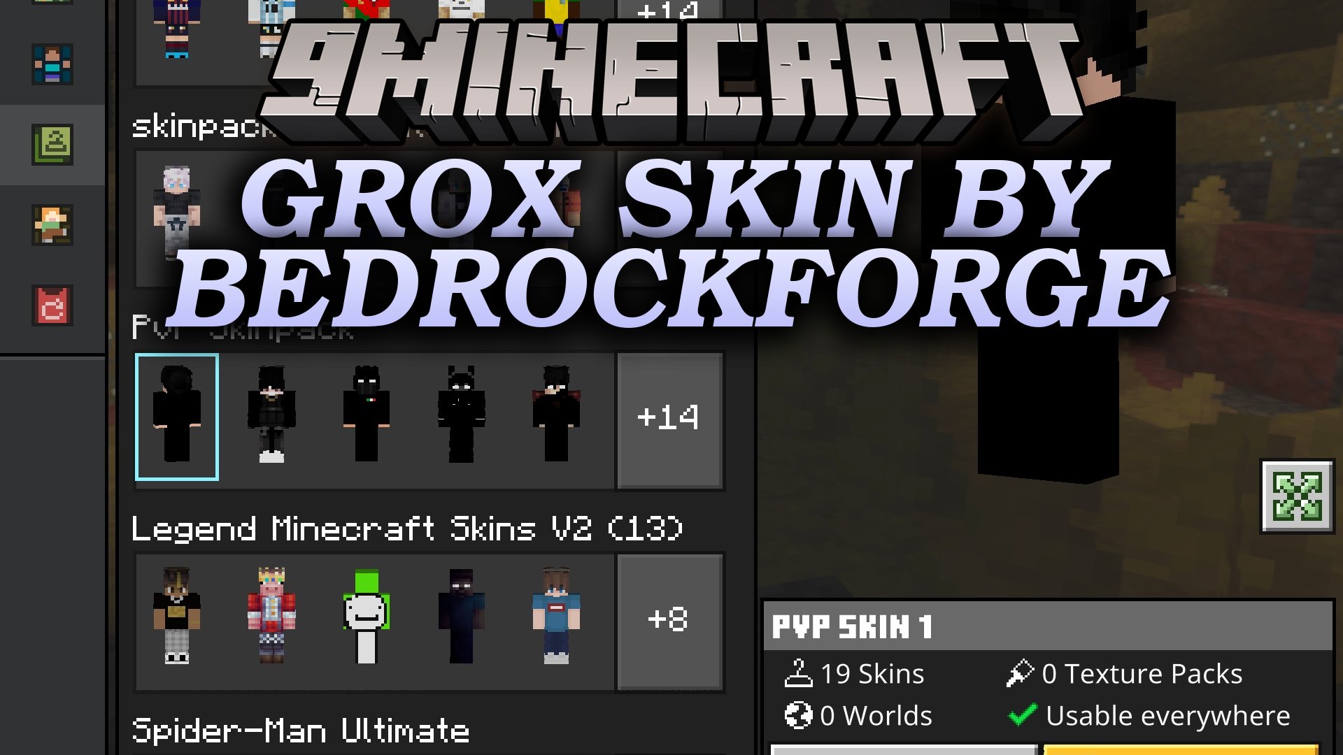 Grox Skin by BedrockForge Skin Pack