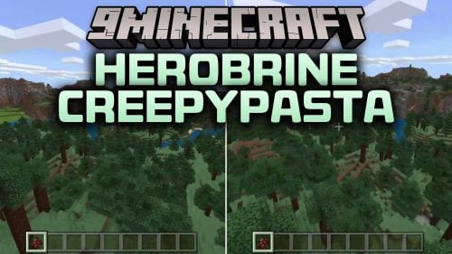 Herobrine Creepypasta Addon (26.x) - Unpredictable Stalker Encounters in Bedrock