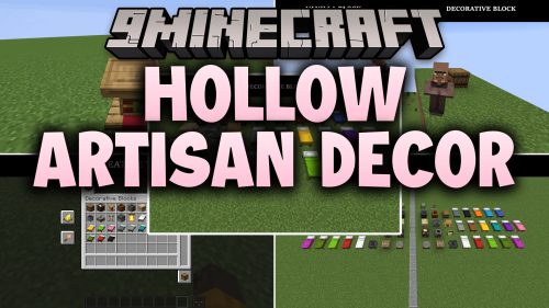 Hollow Artisan Decor Mod (26.2, 26.1.2) - Build Towns Without Villagers
