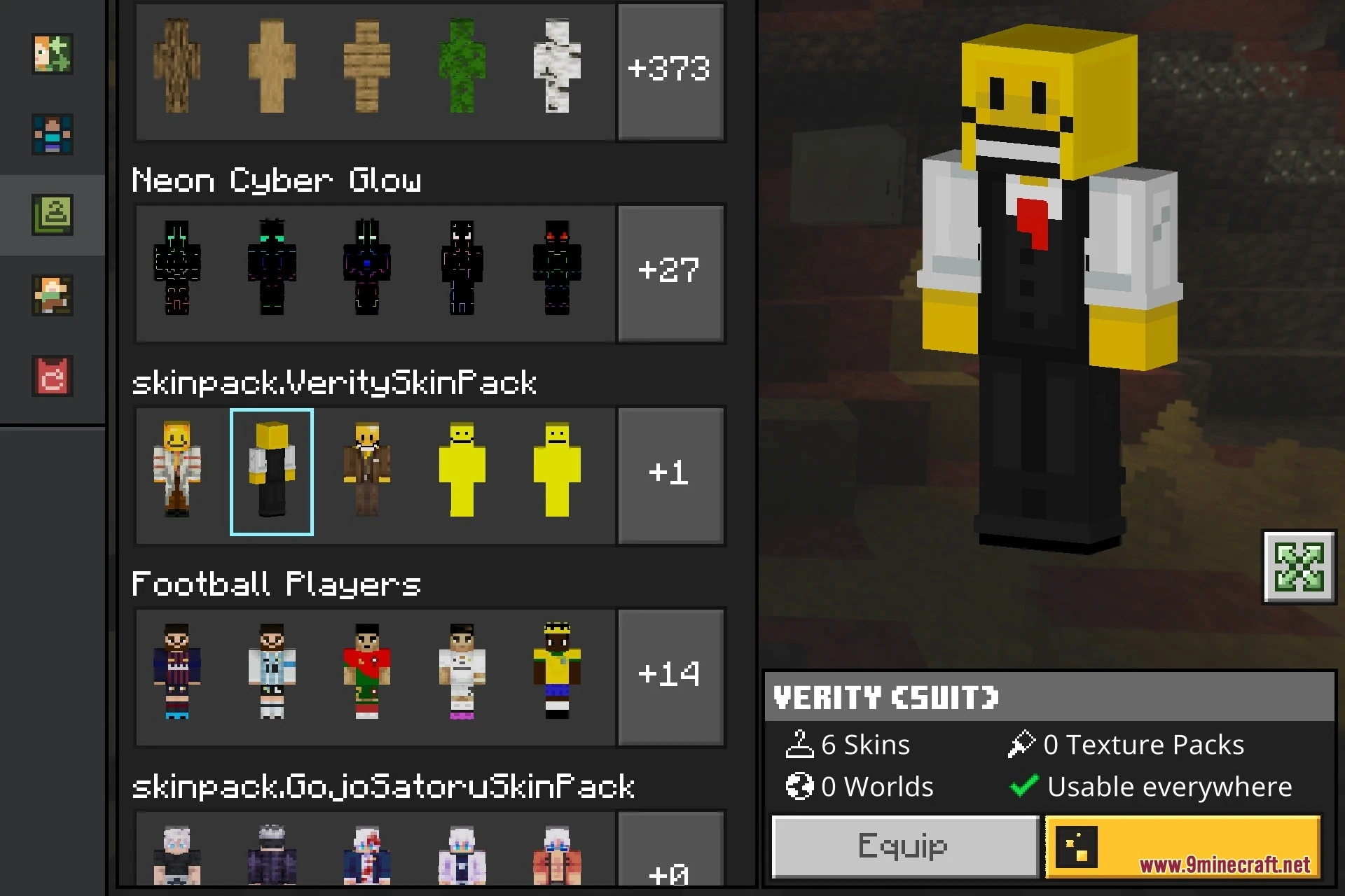 Horror Verity Skins Skin Pack (26.x, 1.21) – Creepy Yellow Smiley Skins — screenshot 4