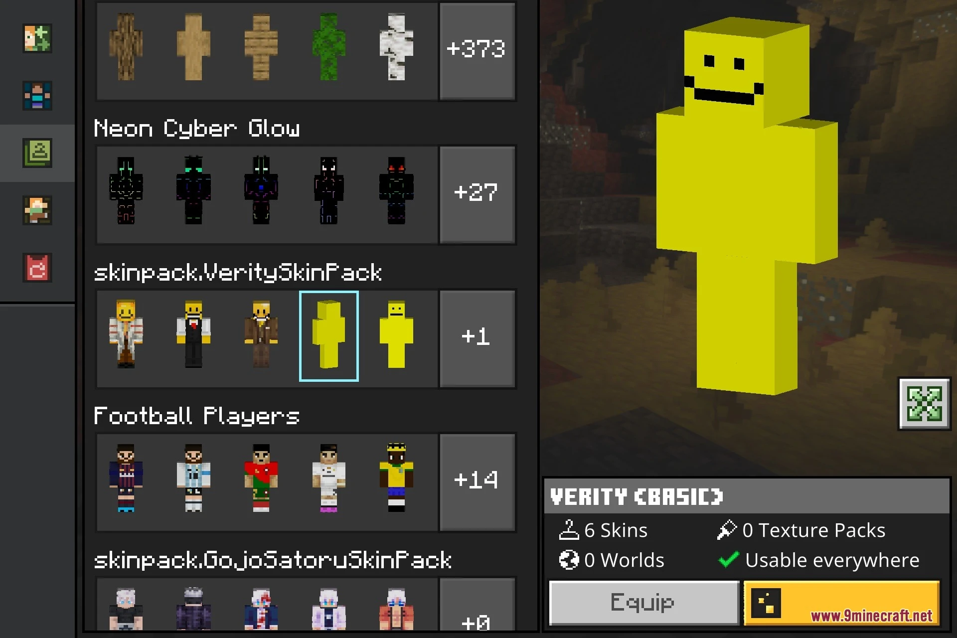 Horror Verity Skins Skin Pack (26.x, 1.21) – Creepy Yellow Smiley Skins — screenshot 6