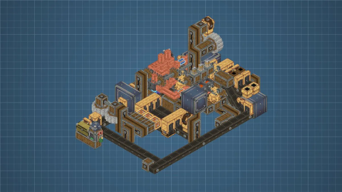 Hydraulic Press Tuff Farm Schematic (1.21.x) - Automated Tuff Resource Production System